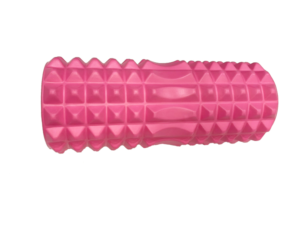 Ролик массажный для йоги Coneli Yoga Semicircle 33x14 см розовый