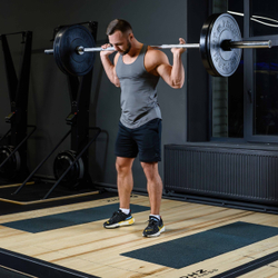 Диск для штанги каучуковый, черный D51 мм PROFI-FIT  5 кг