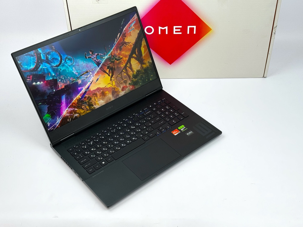 Игровой ноутбук HP Omen i7-14650HX / RTX 4070 / 16GB DDR5 / 1TB / 2.5K / 240Hz / Win11 / Русско-Английская клавиатура