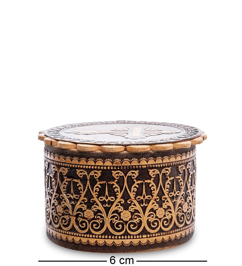 BST-108 Шкатулка «Крест» мал. (береста)