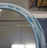 Зеркало круглое в деревянной раме