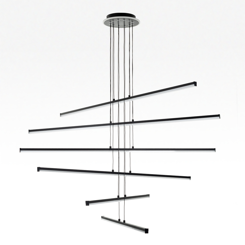 Citilux Trent CL203761 LED Люстра подвесная с пультом Чёрная