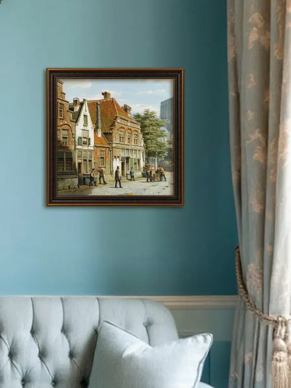 Картина серии "Голландия" настенная для интерьера 46*46 см