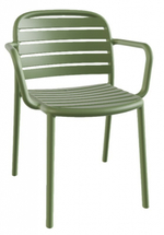 Кресло пластиковое Papatya Tarabya-K, светло-зеленый