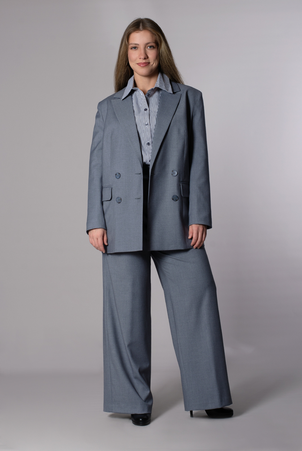 Брюки женские 4137АП, серый #495Сер024137АП