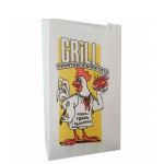 Пакет бумажный КУРА-ГРИЛЬ 30х17х7см ламин. (комплект 100 шт)