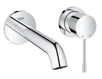 Смеситель  для раковины настенный 2 отверстия Grohe  Essence New 19408001
