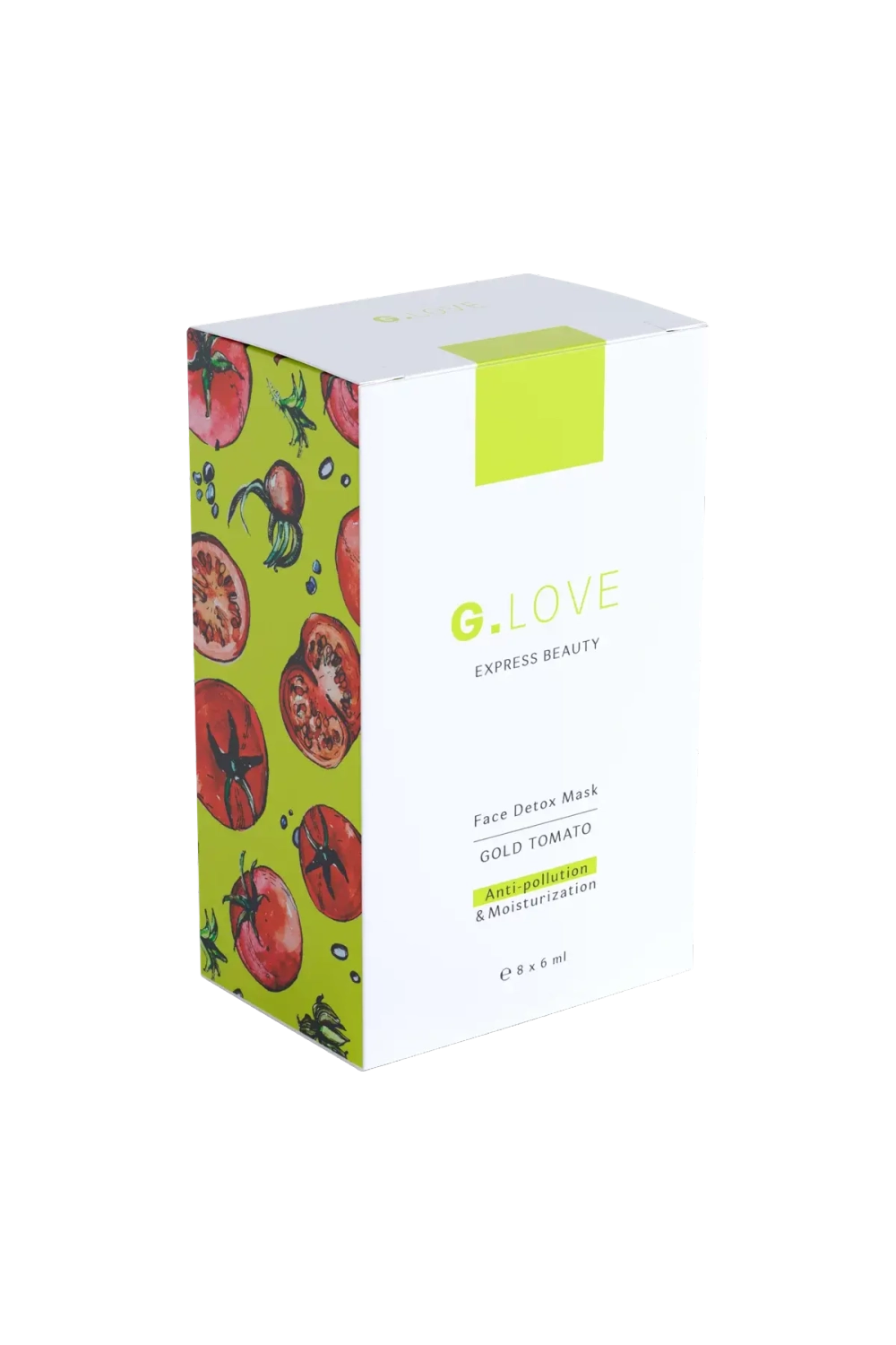 Маска для лица G.Love Face Detox Mask Gold Tomato 8x6 мл
