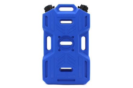 Канистра экспедиционная PRO 10 литров две горловины и заправочный носик (синяя)