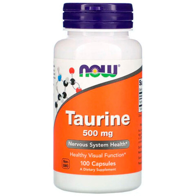 NOW Taurine 500 мг. (100 капс.) [M]