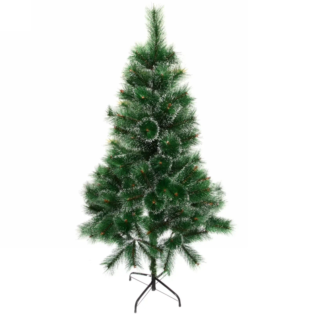 Ёлка «Сибирская» 120 см, леска белый иней (80 веток)