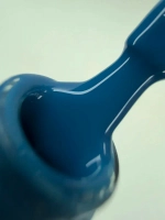 FOR YOU Гель-лак для ногтей синий с блестками набор 6 шт