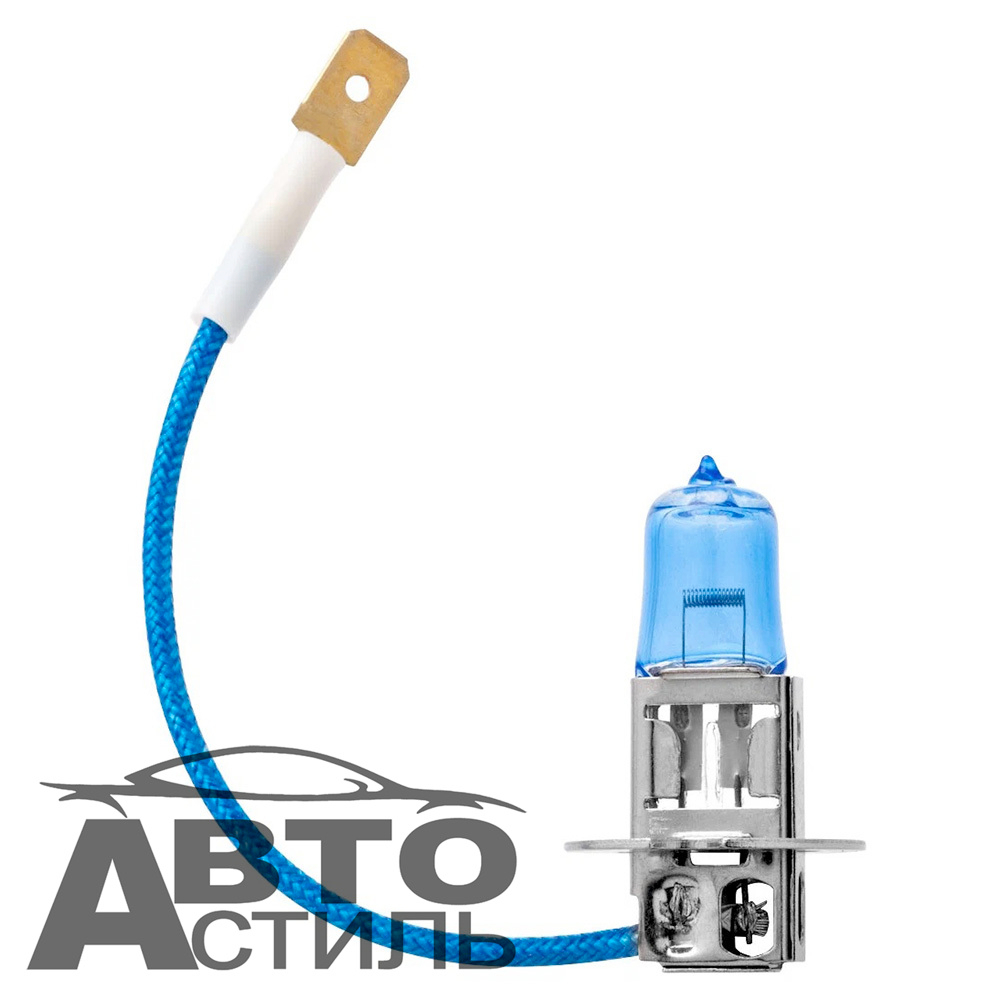 Автолампа H3 12V 55W (PK22s) Маяк  +30% Super White 82320SW+30 (к-т)