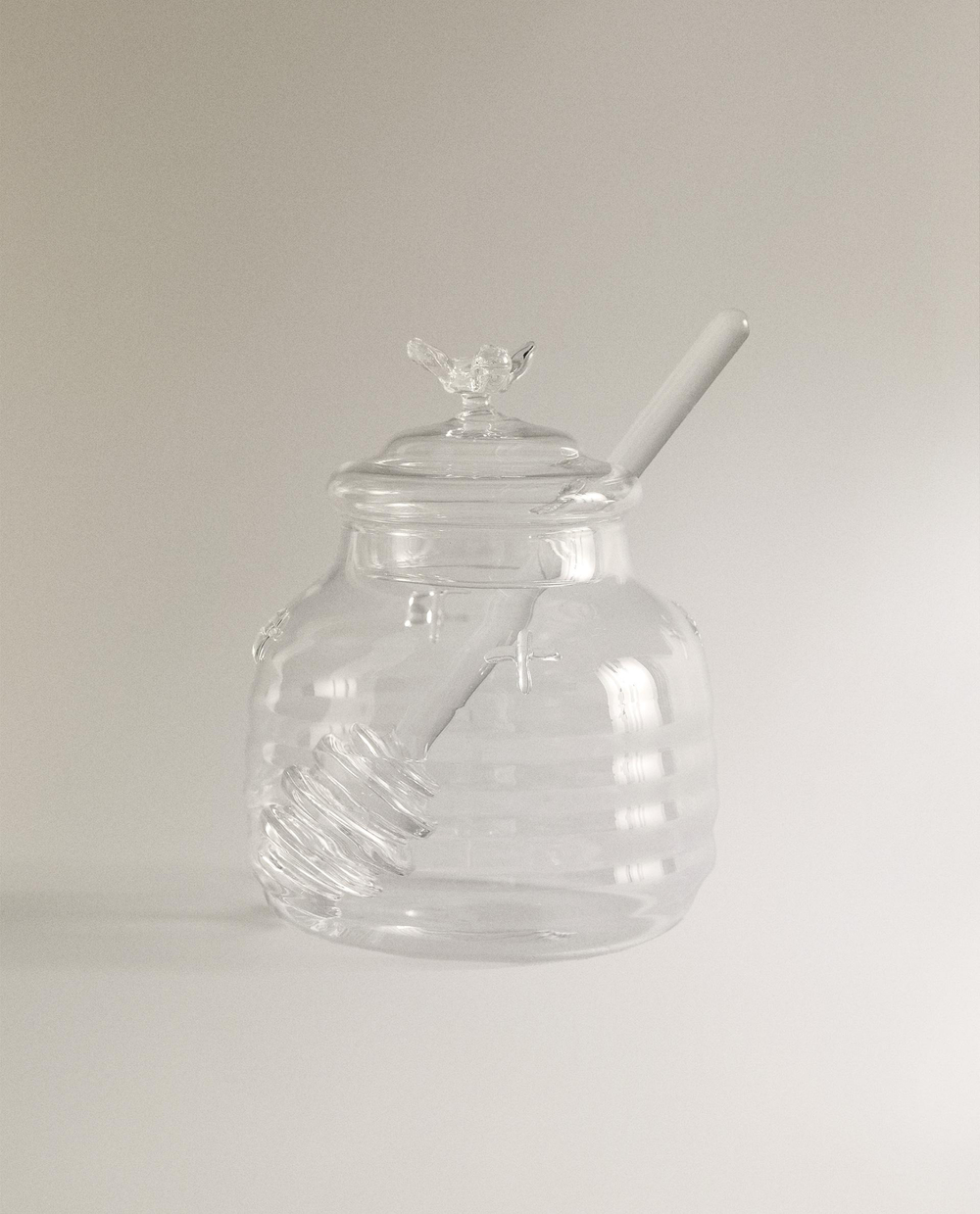 Zara Home сахарница из боросиликатного стекла, цвет прозрачный, 12 см
