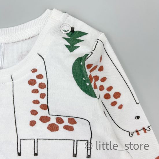 Боди хлопковое "Звери Африки"