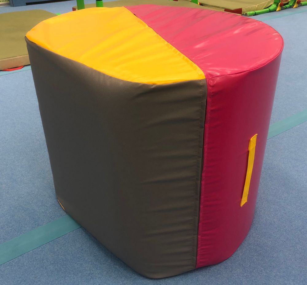 Мягкий модуль гимнастический - "Флик-фляк" (средний размер) - вид снизу