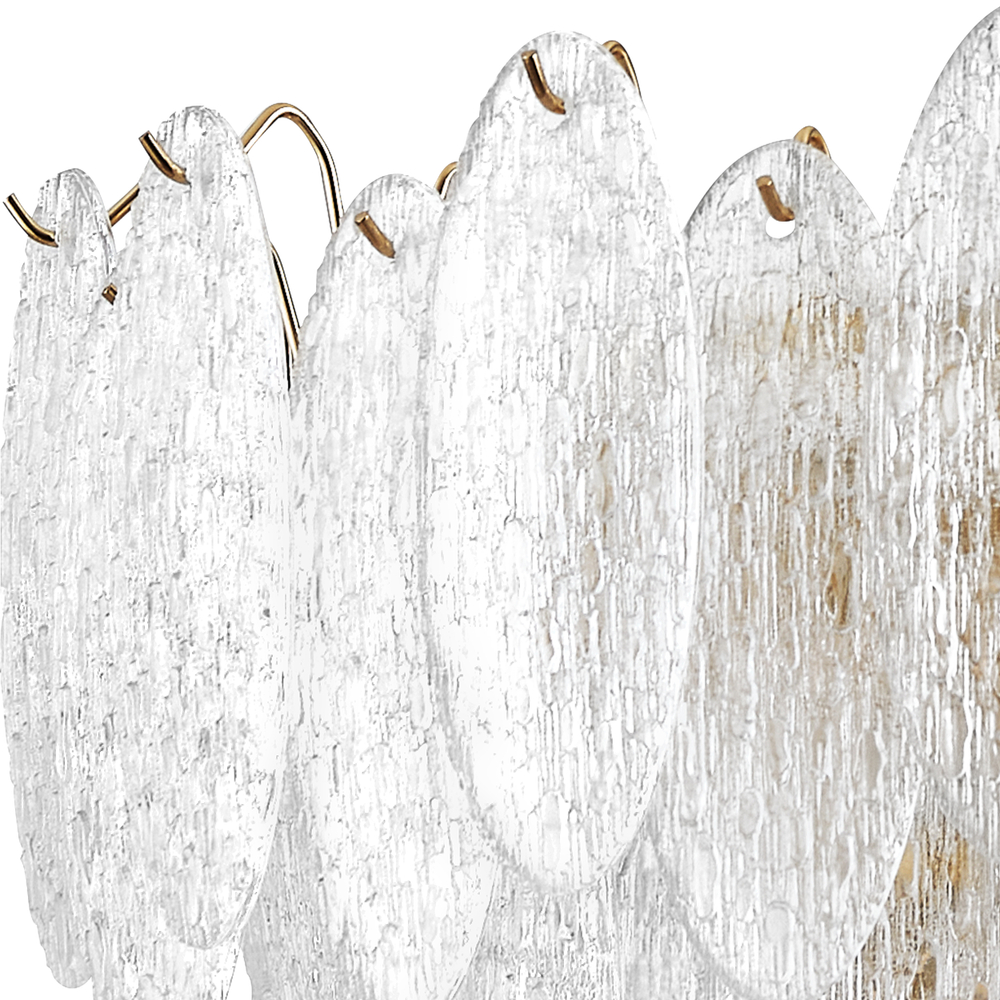 799092 Люстра RETRO 9х8W (led) E14 ЗОЛОТО/ПРОЗРАЧНЫЙ