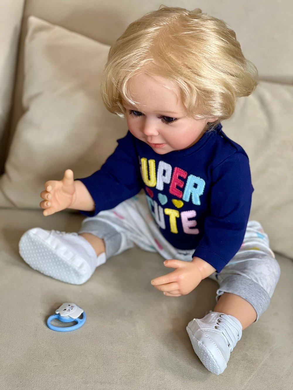 Кукла Реборн виниловая 55см в пакете (FA-020FV)