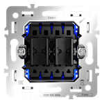 Механизм перекрестного переключателя двухклавишного 10А, S70