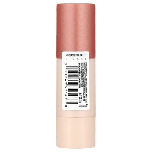 L'Oréal, Lumi, Le Glass Highlighter Stick, оттенок 620 Glassy Pink Ballet, 5 г (0,17 унции)