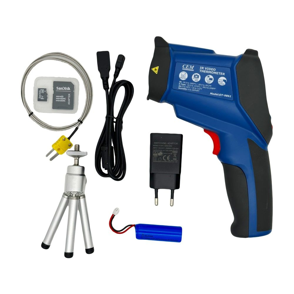 Инфракрасный термометр (пирометр) СЕМ DT-9861