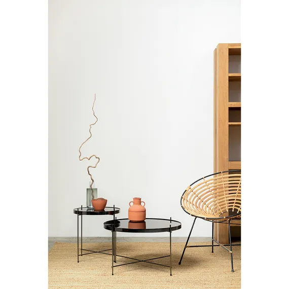 Журнальный столик Josen, Ø65 см, черный