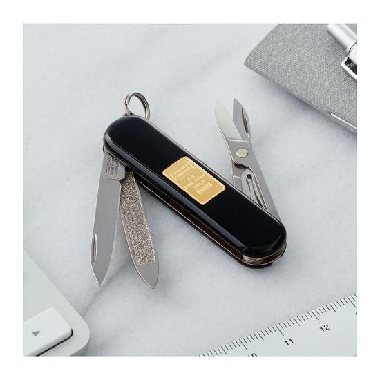 Складной нож Victorinox 0.6203.87 "Union Bank of Switzerland" c клинком из стали X55CrMo14, рукоять Cellidor