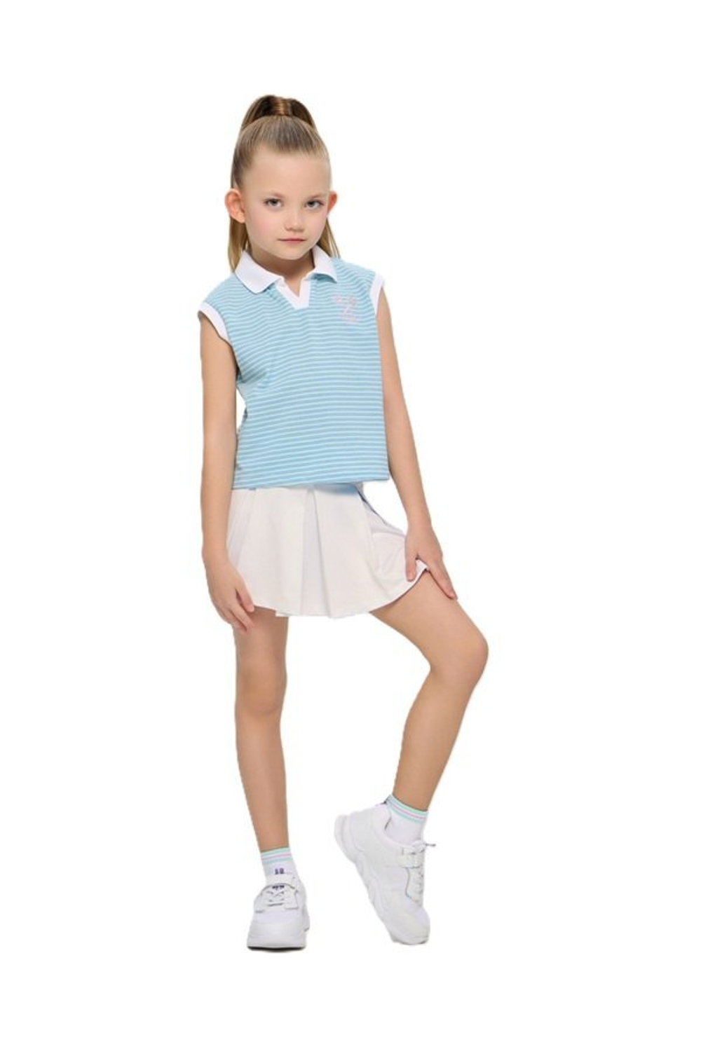 ОДЕЖДА ДЛЯ ТЕННИСА Девочки, Юбка CHOUPETTE Спортивная .