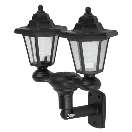 Светильник уличный ЭРА ERASV01-01 садовый настенный на солнечной батарее пластик черный 150 см