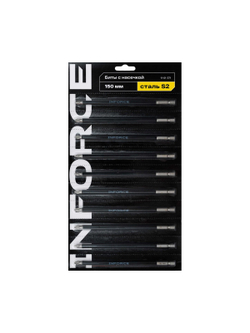 Биты сталь S2, с насечкой, РН2x150мм, 10 шт Inforce 11-01-371
