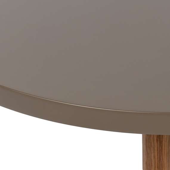 Кофейный стол Volare Ø100х37 см, тёмно-серый матовый