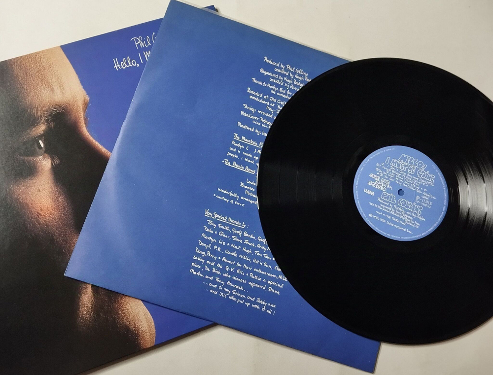 Винтажная виниловая пластинка LP Phil Collins Hello, I Must Be Going (Japan 1982) (No Obi) P-11315