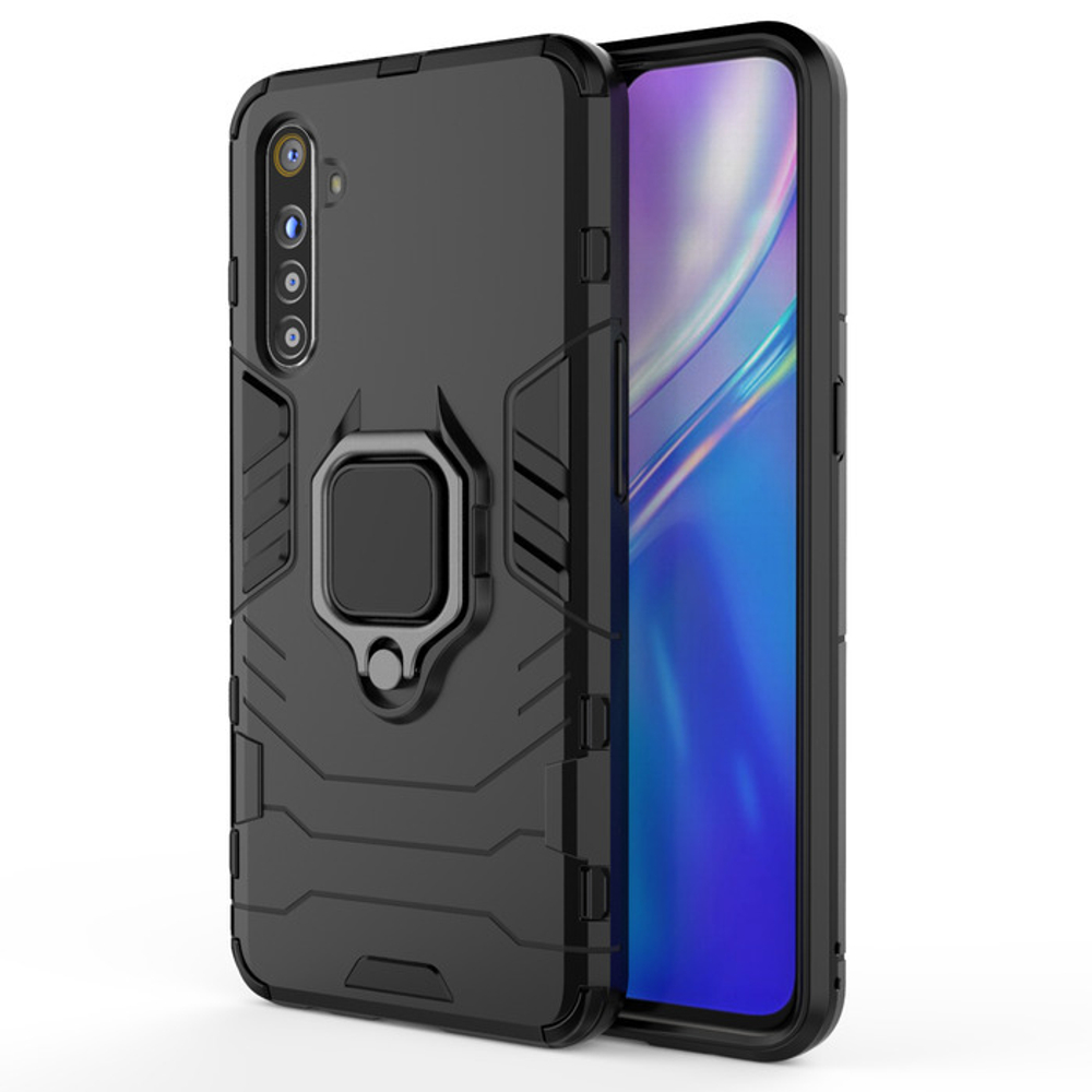 Противоударный чехол с кольцом Panther Case для Realme XT