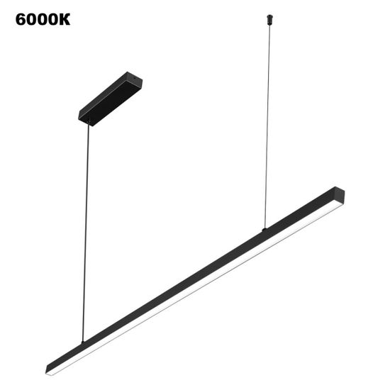 359442 OVER NT24 294 черный Светильник подвесной диммир. со сменой цв.темпер. (пульт ДУ/прилож. Smart Life) IP20 LED 48W 85-265V 3000-6000К SOTTO