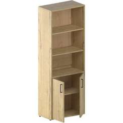 Шкаф полуоткрытый Континет-Про ШД37,  бунратти 700х370х2000