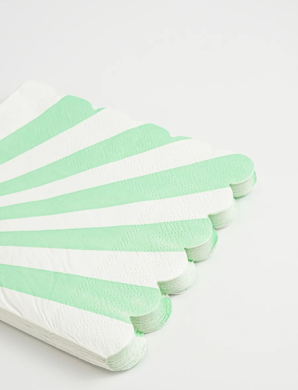 Салфетки "Полосатики" бирюзовые 16 шт