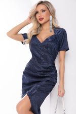 Платье "Ах, какая женщина!" (мерцающий синий) П8042 LT Collection