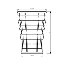 Сетка-каменка натрубная V