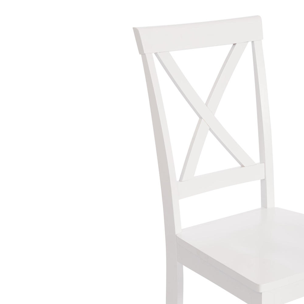 Стул GOLFI (Гольфи) дерево гевея/мдф, 44x54x95, pure white (402)