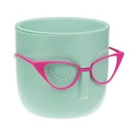 Кашпо МАРИ D115мм 0,65л со вставкой Фисташковый