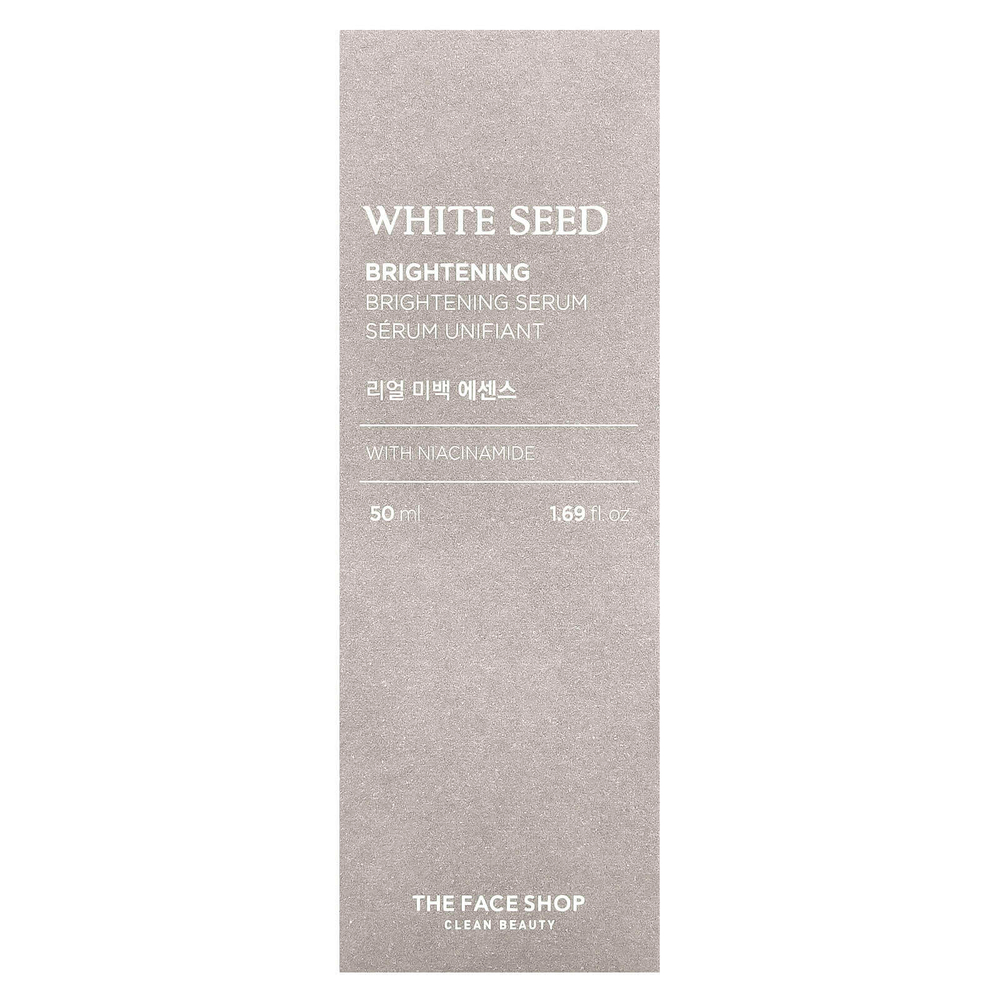 The Face Shop, White Seed, осветляющая сыворотка с ниацинамидом, 50 мл (1,69 жидк. Унции)