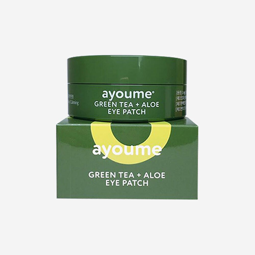 AYOUME Патчи для глаз с экстрактами зеленого чая и алое Green Tea + Aloe Eye Patch 60 шт