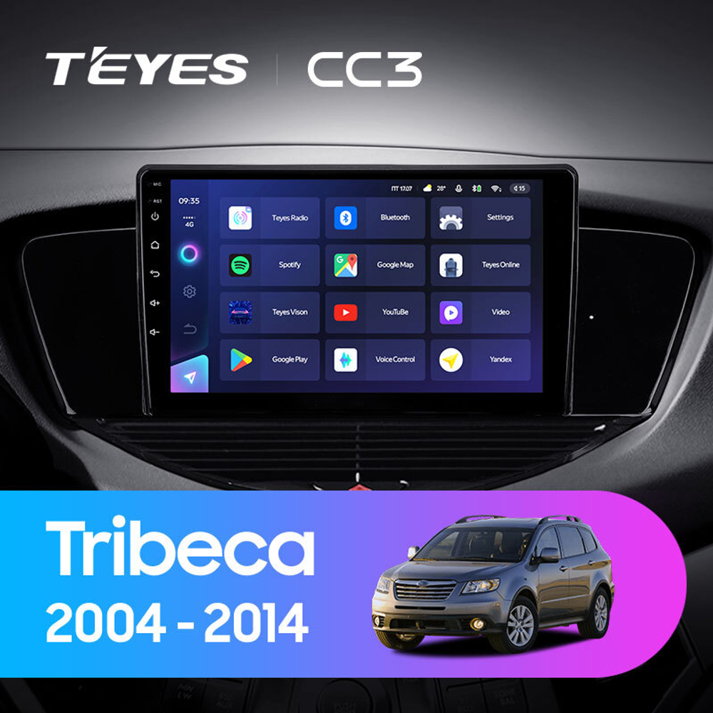 Teyes CC3 9" для 9" для Subaru Tribeca WX W10 2004-2014