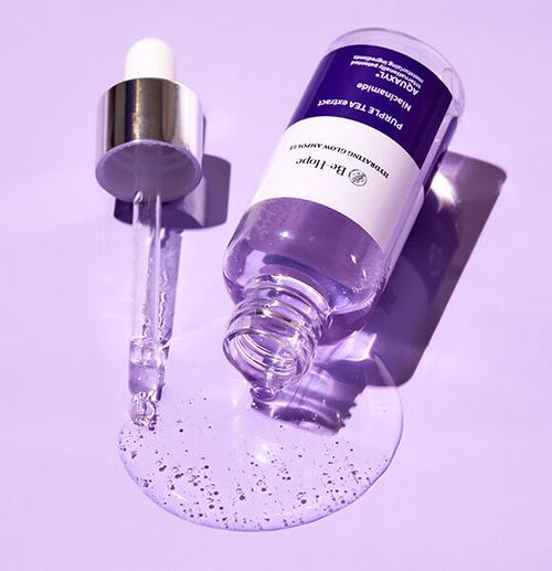 Be-Hope Hydrating Glow Ampoule cыворотка с экстрактом фиолетового чая для увлажнения и сияния кожи