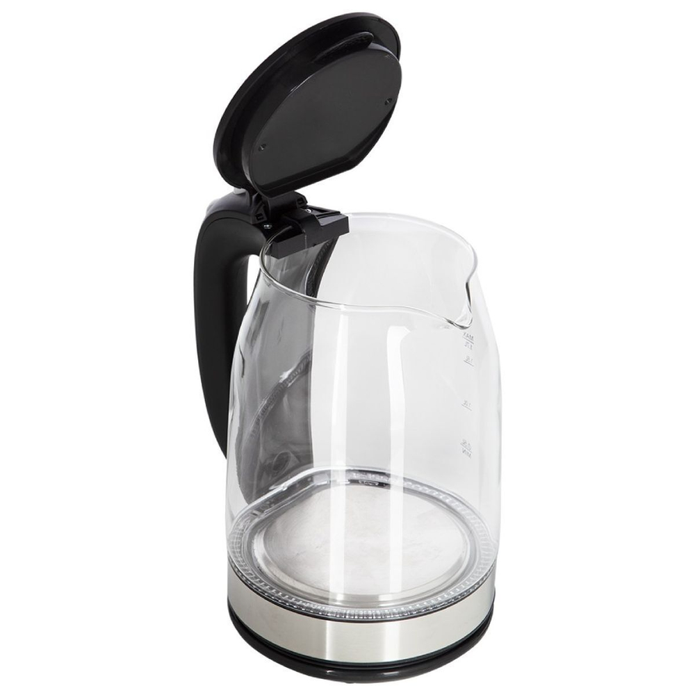 Чайник электрический Gelberk, GL-397, 1.8 л, 1500 Вт, ск нагр элем, подсвет, стекло