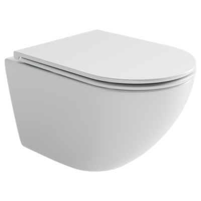 Унитаз подвесной Ceramicanova Whirl торнадо 3.0 сиденье микролифт белый CN11007T