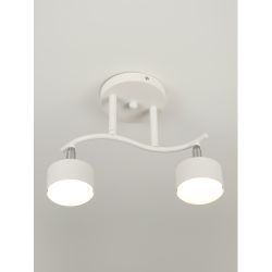 Светильник настенно-потолочный спот Rivoli   7080-702 2хGX53 15 Вт поворотный