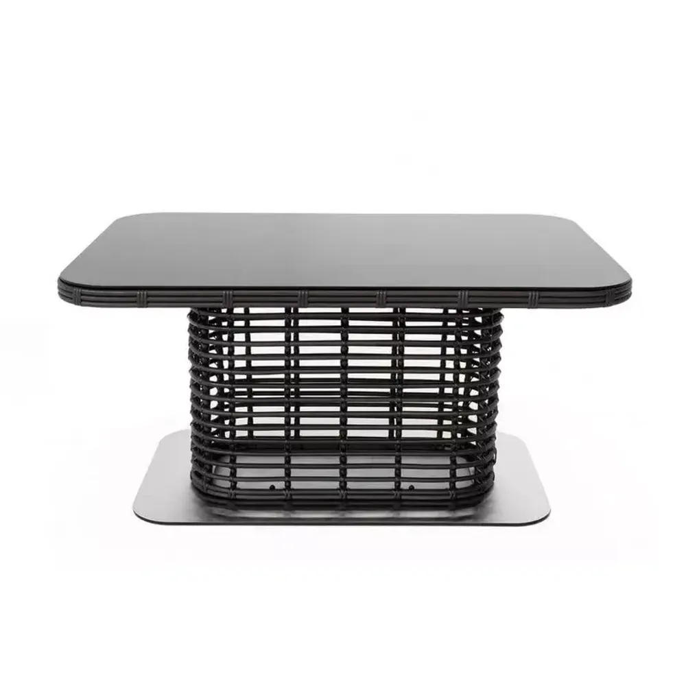 "Блисс" плетеный стол из искусственного ротанга 141х92х75см, цвет бронзовый