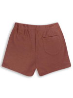 Костюм для мальчиков (свитшот, шорты) коричневый, р. 116 см (MINAKU)