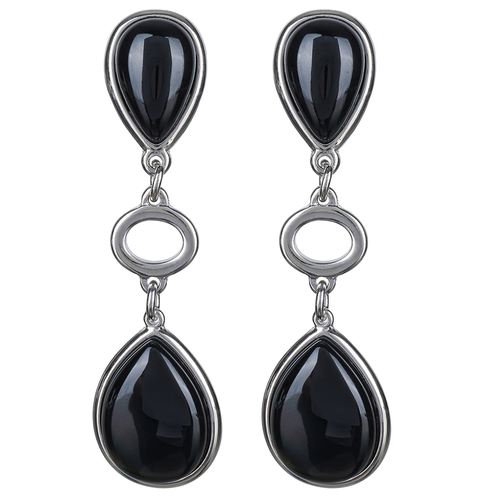 Серьги Possebon Agata Preto A0585.4 S
